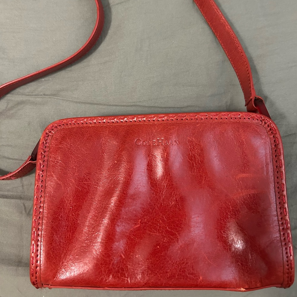 Cole Haan Red Leather bag